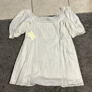 Aritzia Gorgeous White Wilfred Dress NWT